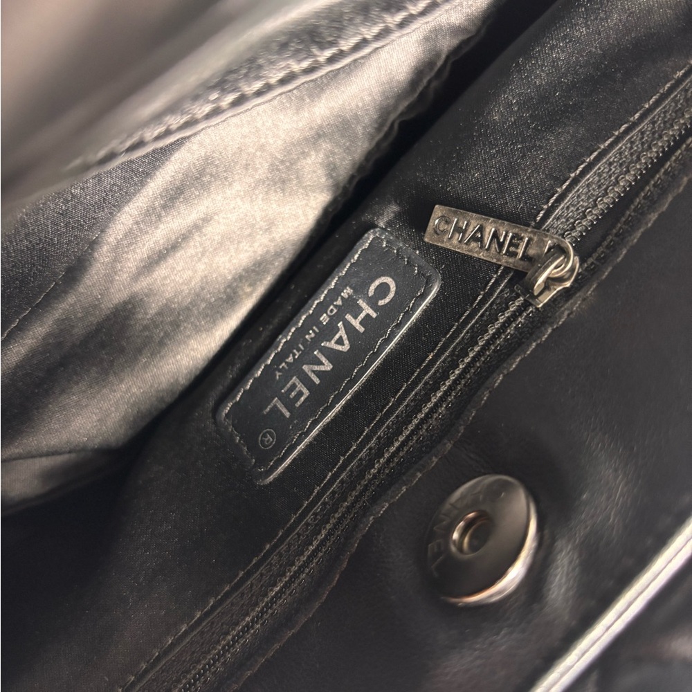 13K Chanel SMOO Cc Quilted Flap Black Lamb - Picture 8 of 16